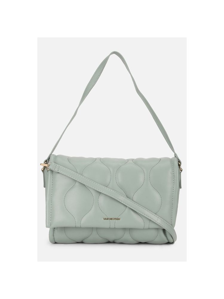 Van Heusen Women Green Solid Sling Bag-image-11