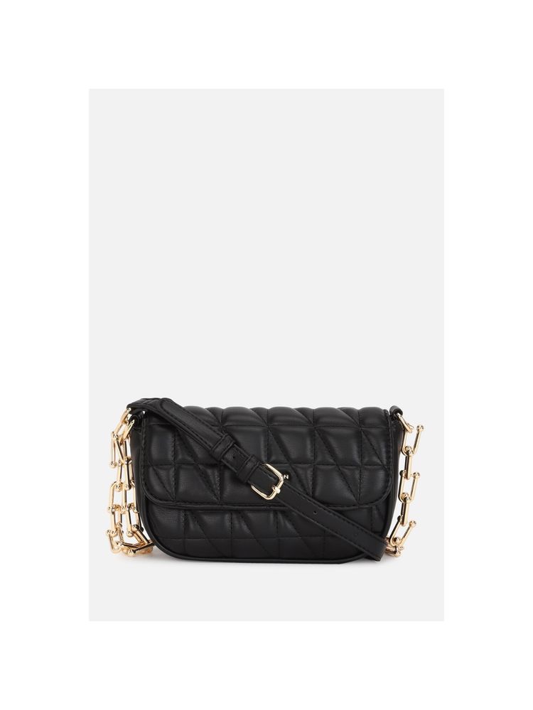 Van Heusen Women Black Textured Sling Bag-picture-17