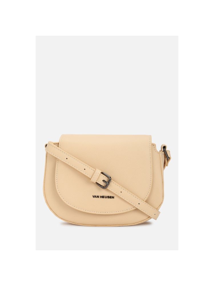 Van Heusen Women Beige Solid Casual Sling Bag-picture-13
