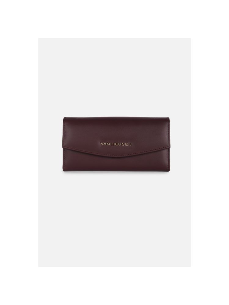 Van Heusen Women Maroon Solid Casual Wallets-picture-13