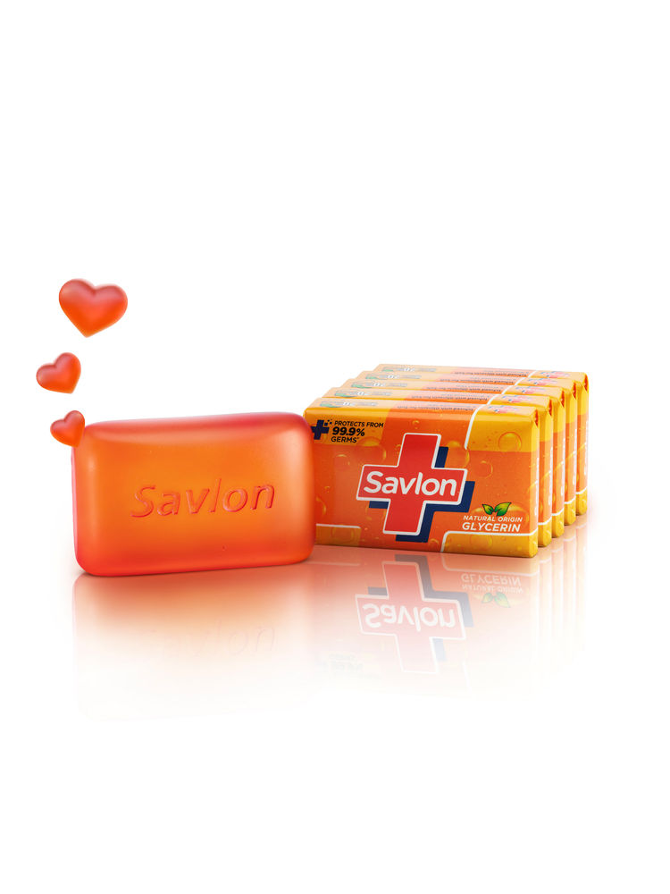 Savlon Moisturizing Glycerin Soap bar (Pack of 5) with Germ Protection-picture-10