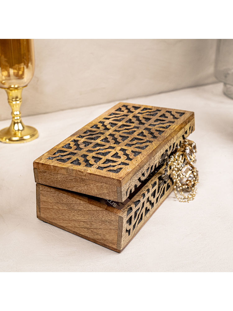 The 7 DeKor Geo metric Wooden Storage Box-picture-15