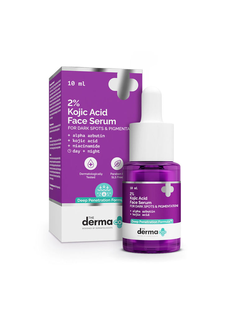 The Derma Co 2% Kojic Acid Face Serum for Dark spots reduction, Pigmentation & Blemishes-image-26