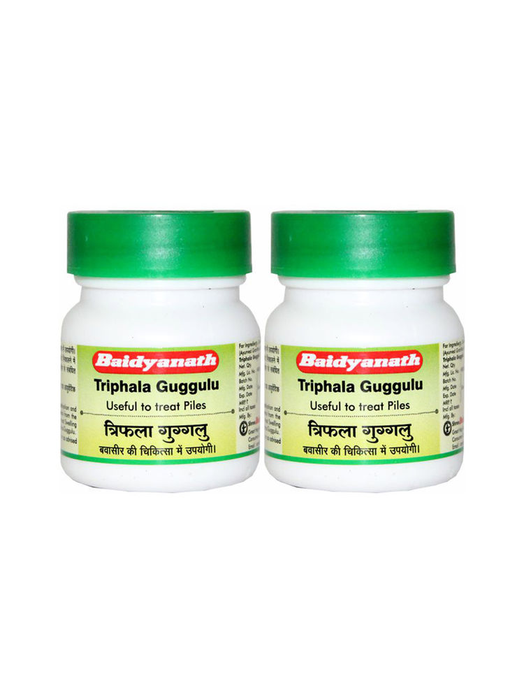 Baidyanath Triphala Guggulu Detoxify The Body - Pack Of 2-picture-2