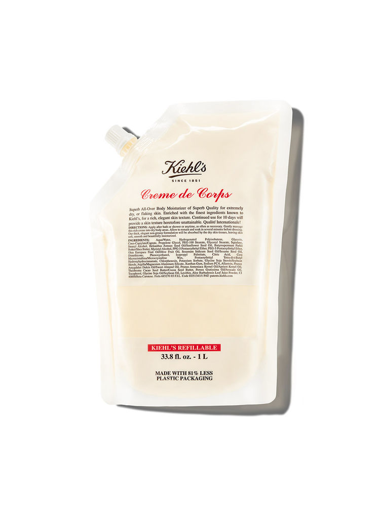 Kiehl's Creme De Corps Refillable Body Lotion With Cocoa Butter Refill Pouch-image-42