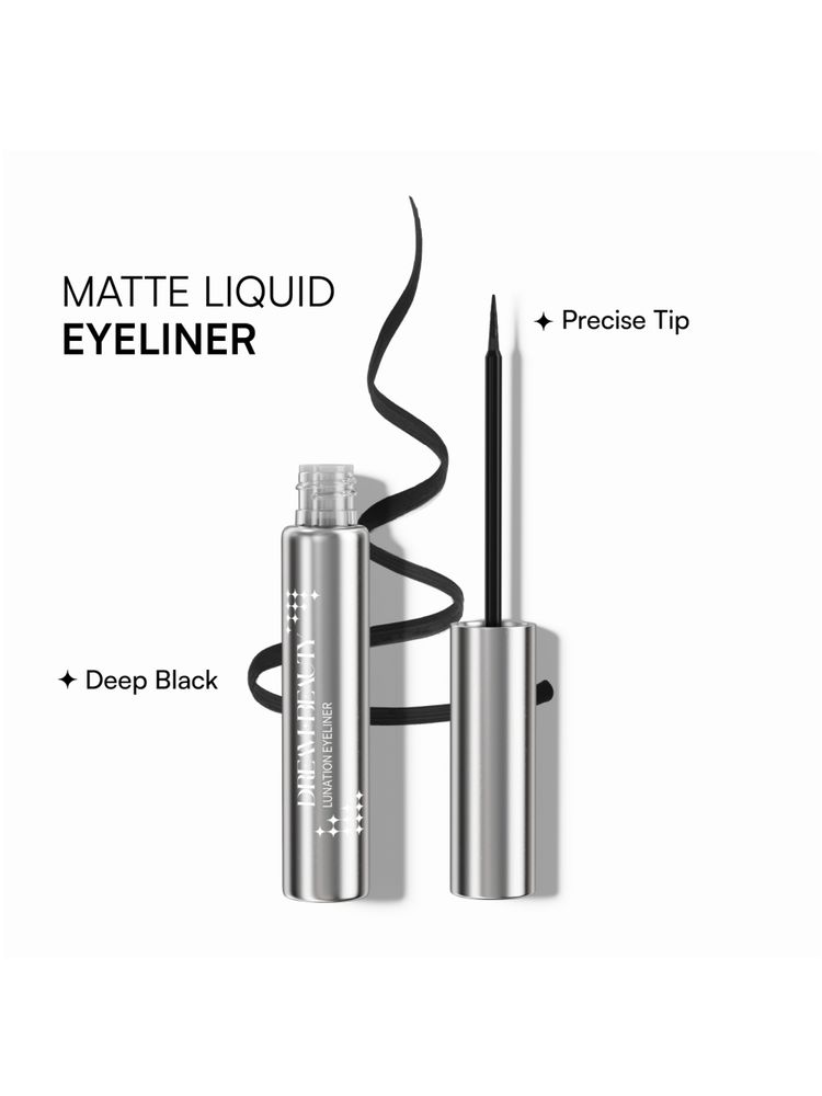 Dream Beauty Lunation Eyeliner, Smudgeproof, Waterproof, Lasts Upto 24Hr - Space Black-picture-12
