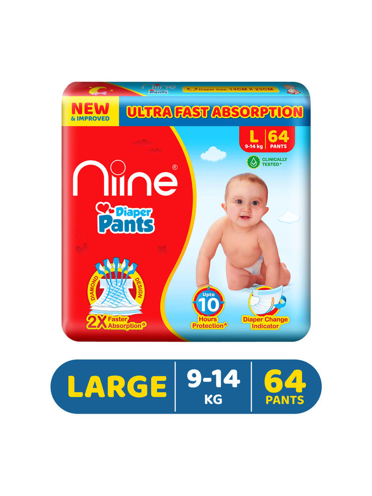Niine Baby Diaper Pants - Large