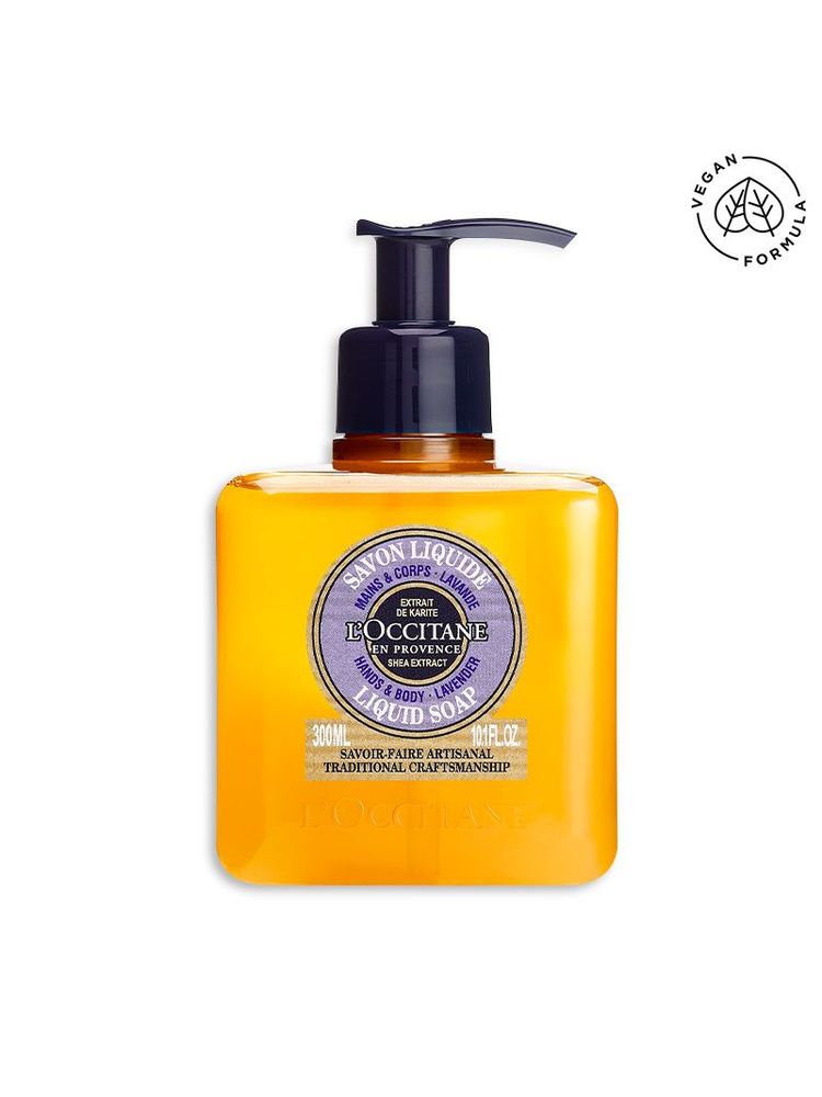 L'Occitane Shea Butter Hands & Body Lavender Liquid Soap-picture-9