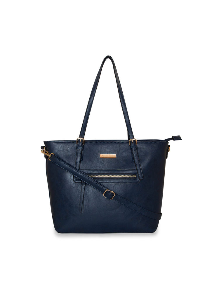 Giordano Women's Blue Solid Tote Bag-picture-19