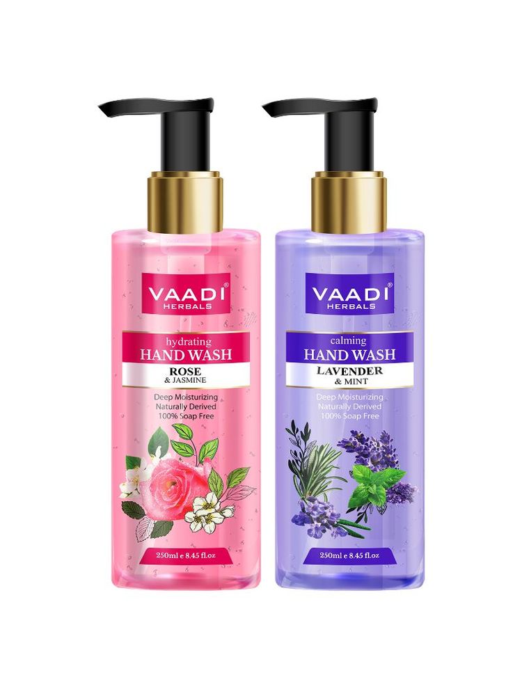 Vaadi Herbals Very Aromatic Luxurious Rose & Lavender Handwash - Pack of 2-image-44