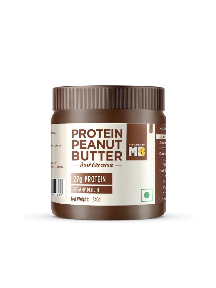 MuscleBlaze High Protein Peanut Butter - Dark Chocolate-picture-24