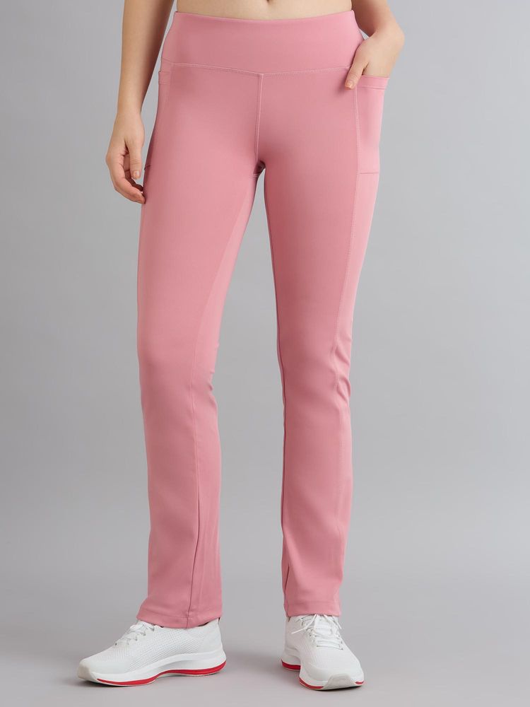 SKECHERS Women Flared with Pockets Pink Sweatpant-picture-39