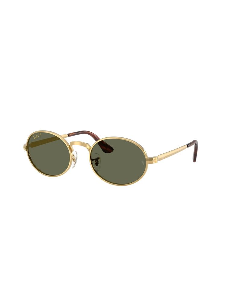 Ray-Ban Unisex Polarized Green Lens Oval Sunglasses -0Rb3931001/5854 (54)-picture-47
