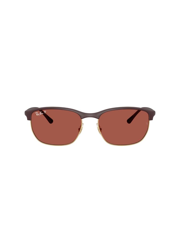 Ray-Ban Unisex Polarized Red Lens Square Sunglasses -0Rb446964451B59 (59)-picture-30