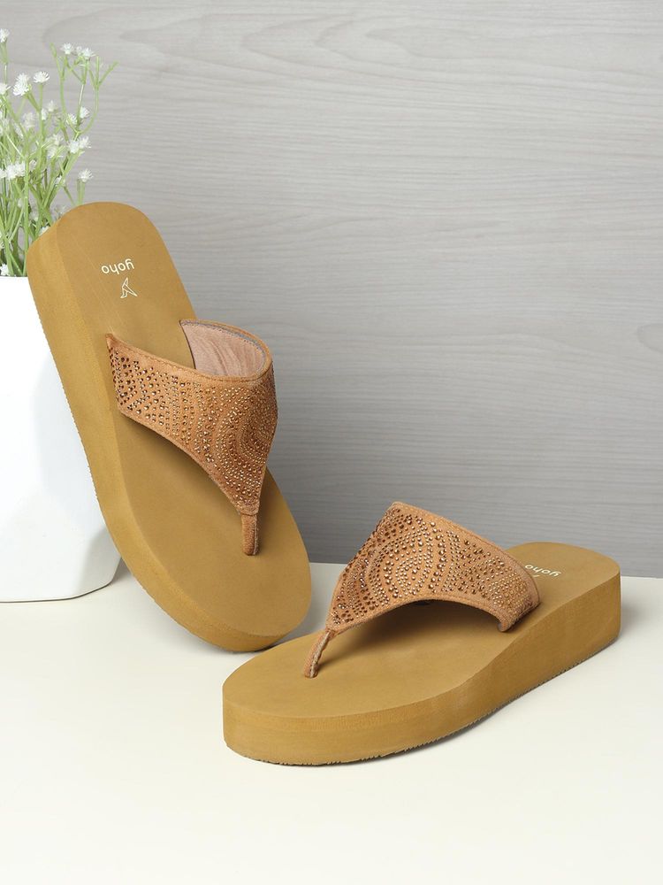 Yoho Women Beige Sandals-image-20