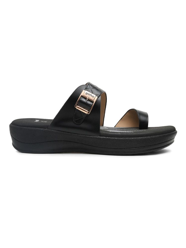 Yoho Women Black Sandals-picture-49
