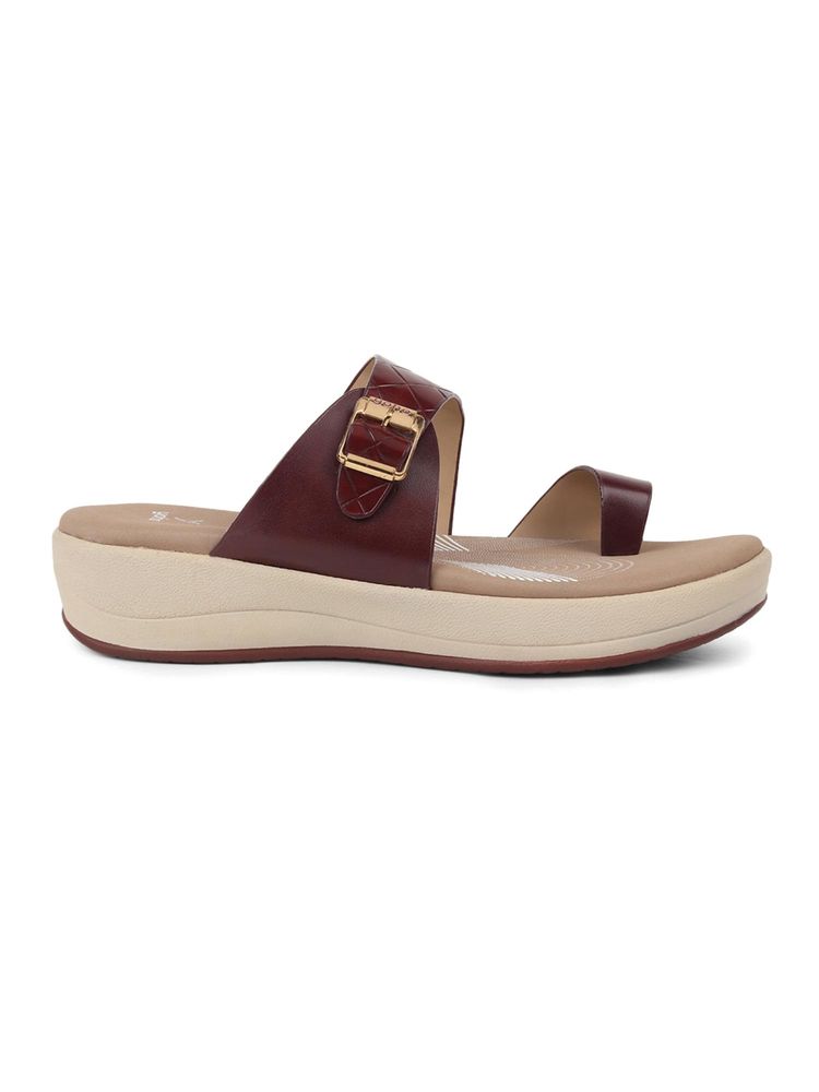 Yoho Women Wine Sandals-picture-48