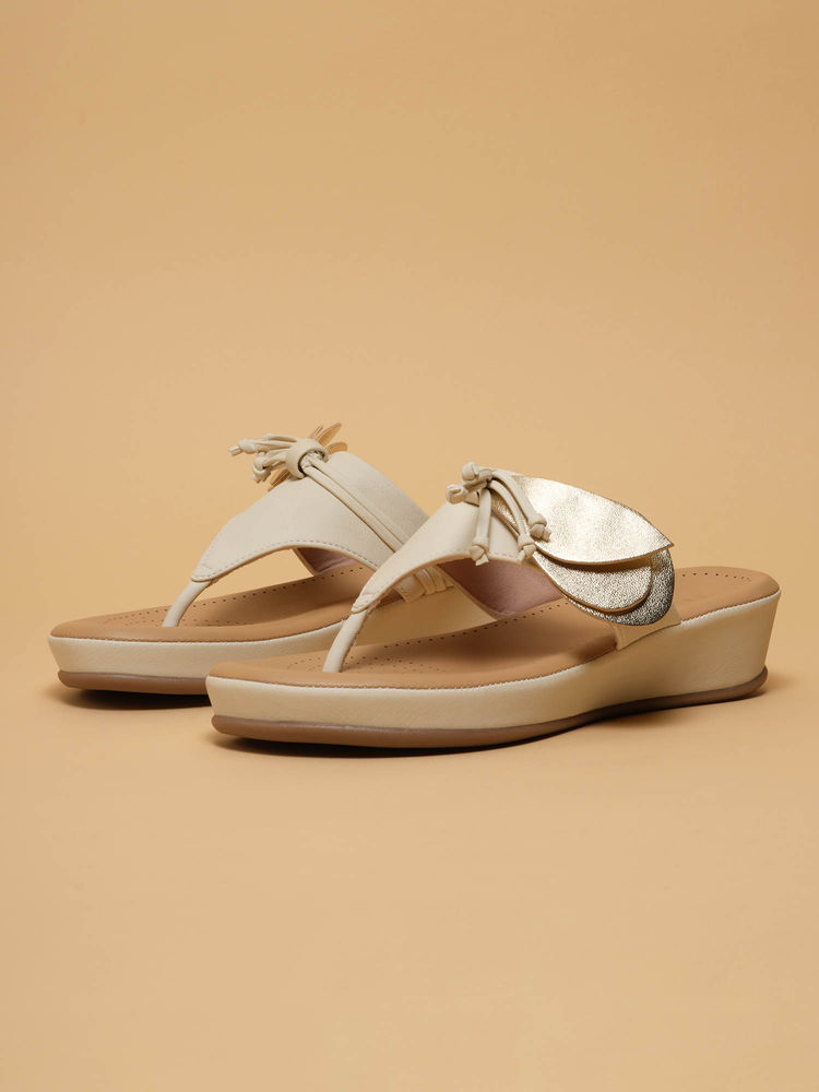 Eridani Adele Beige Comfort Sandals-image-35