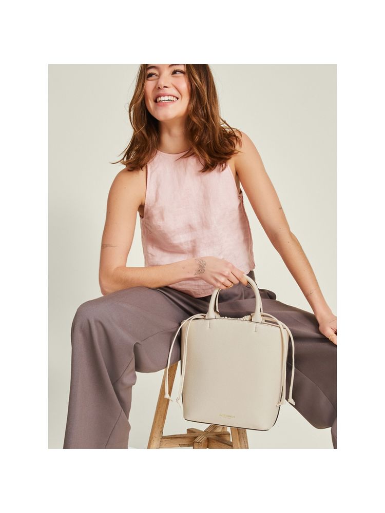 Accessorize London Women Beige Satchel Bag-picture-21