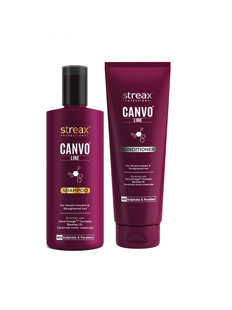Streax Professional Canvoline Shampoo + Conditioner Hair Care Combo (Parabene & Sulphate Free)-picture-27