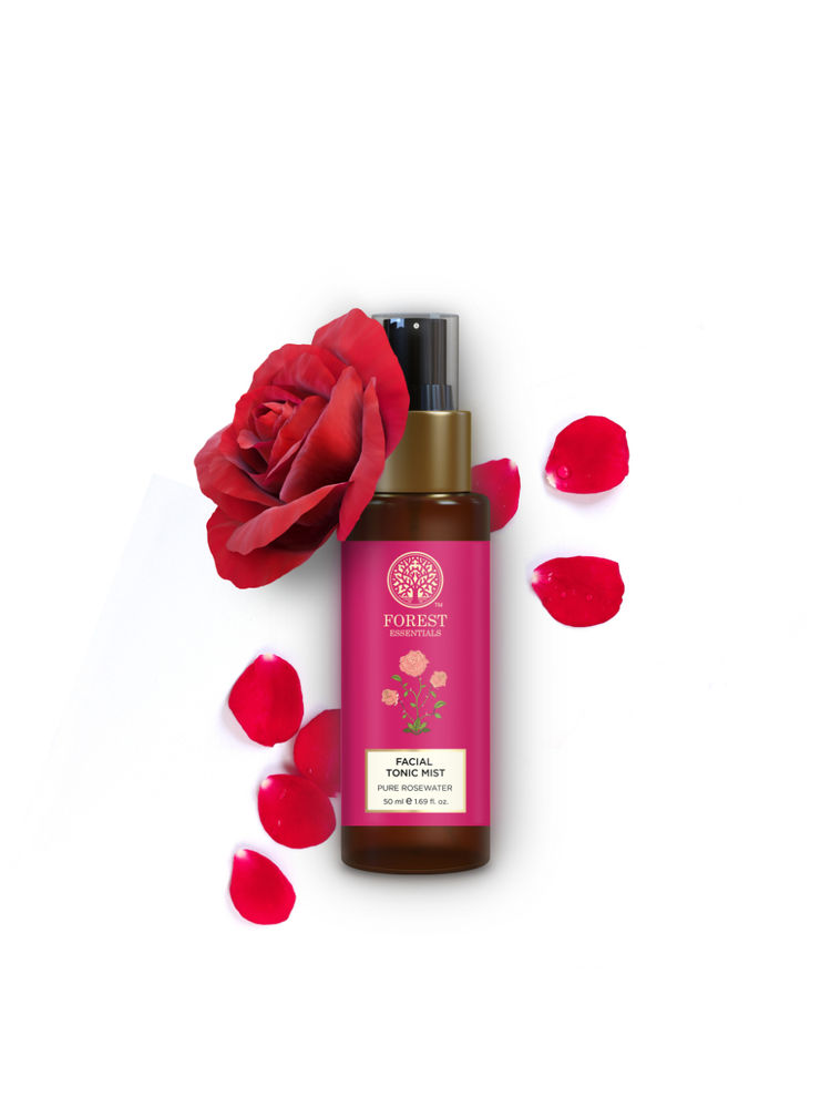 Forest Essentials Facial Tonic Mist with Pure Rosewater - Toner - Hydrates & Minimises Pores