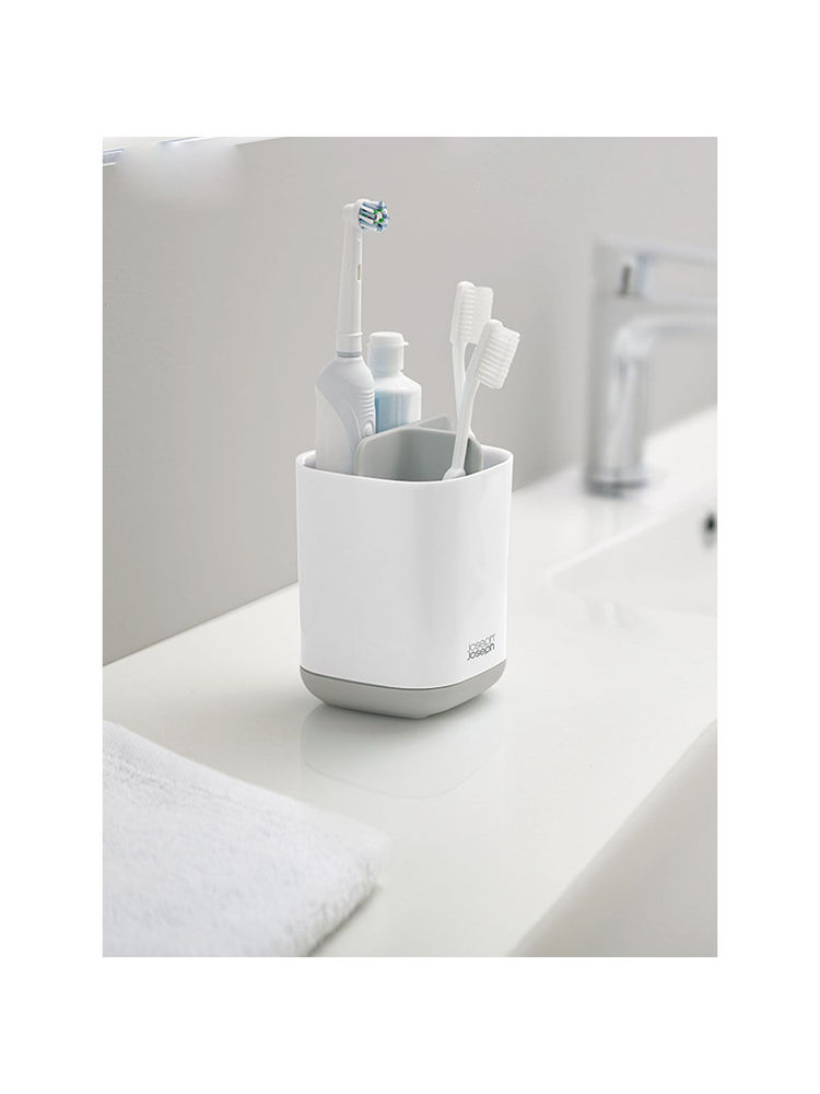 Joseph Joseph Easy Store Toothbrush Caddy Small Grey And White For Thin Kitchen-picture-40