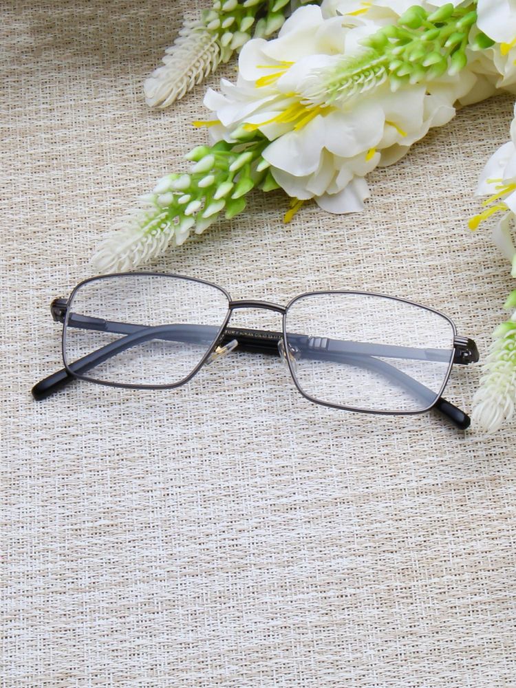 TED SMITH Unisex Grey Full Rim Wayfarer Frame (53)-picture-37
