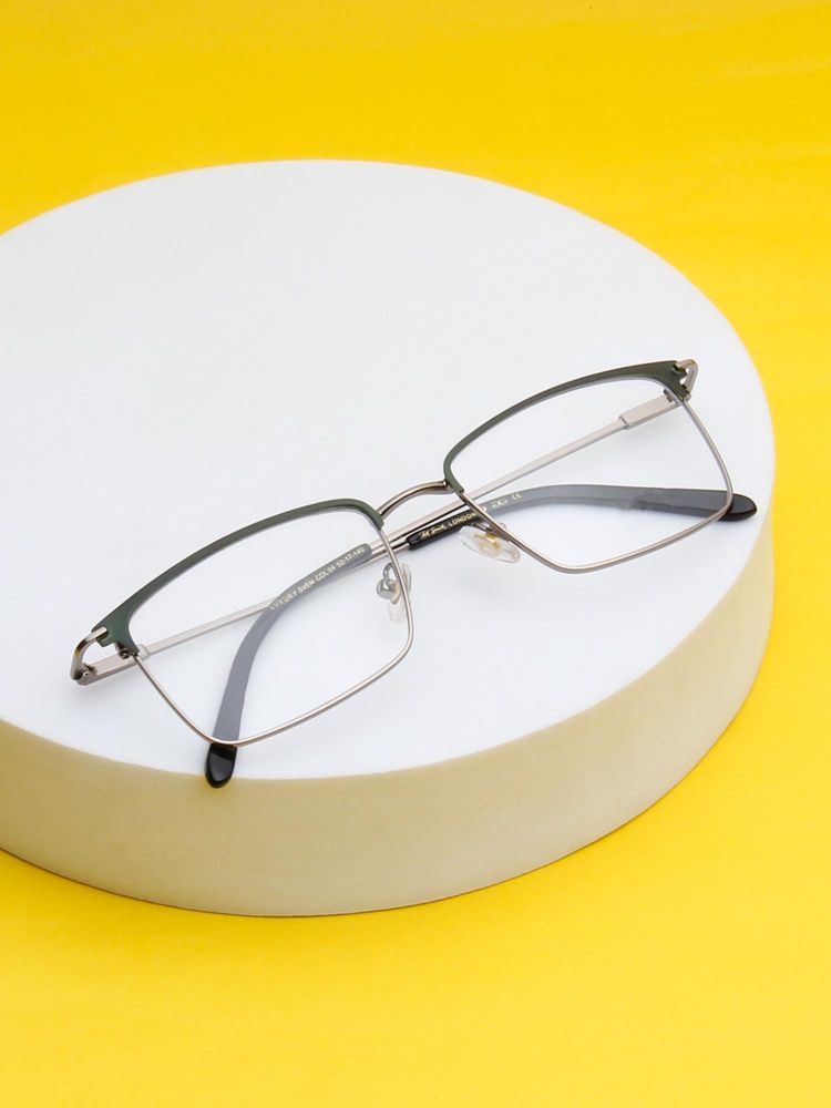 TED SMITH Unisex Black Full Rim Rectangle Frame (52)-image-42