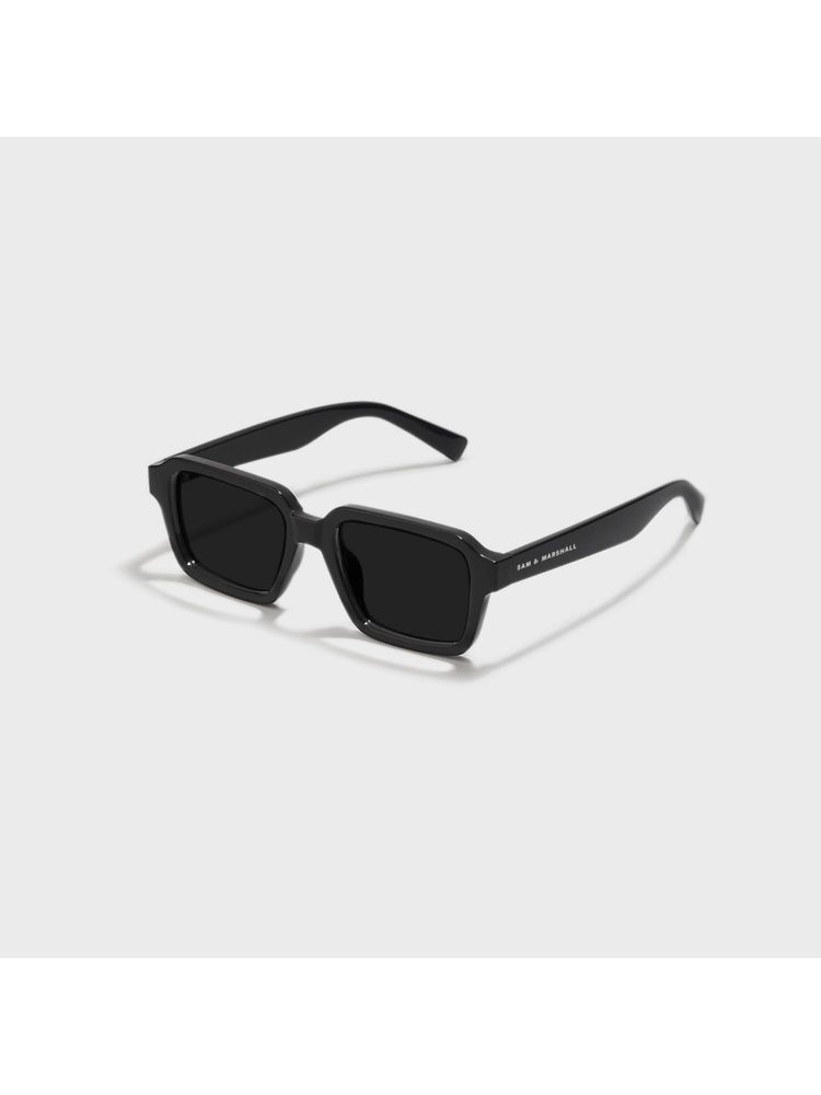 SAM AND MARSHALL Unisex UV Protected Rectangle Black Lens Sunglasses-picture-22