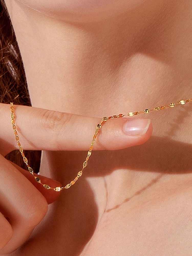 ZAISHA Lip 18K Gold Plated, Anti Tarnish & Skin Safe Chain-picture-10
