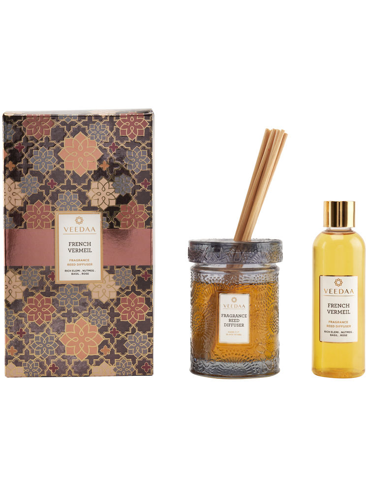 Veedaa Candles French Vermeil Reed Diffuser Set-picture-10