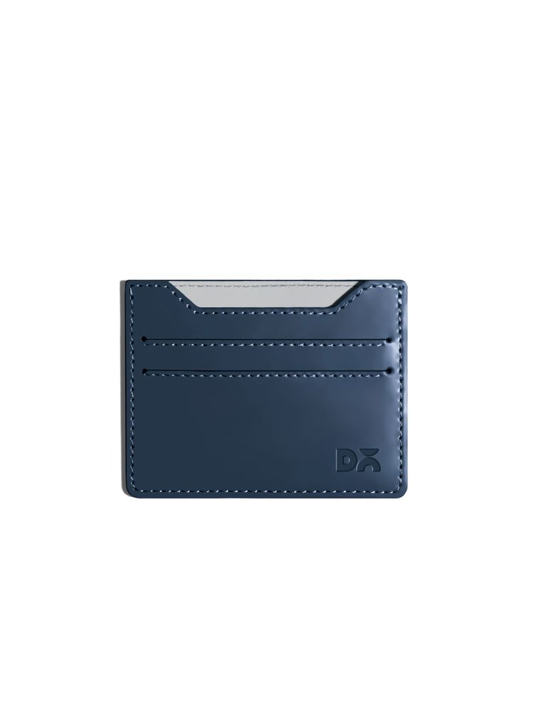 DailyObjects Ultramarine Blue Skinnyfit Vegan Leather Wallet-image-4