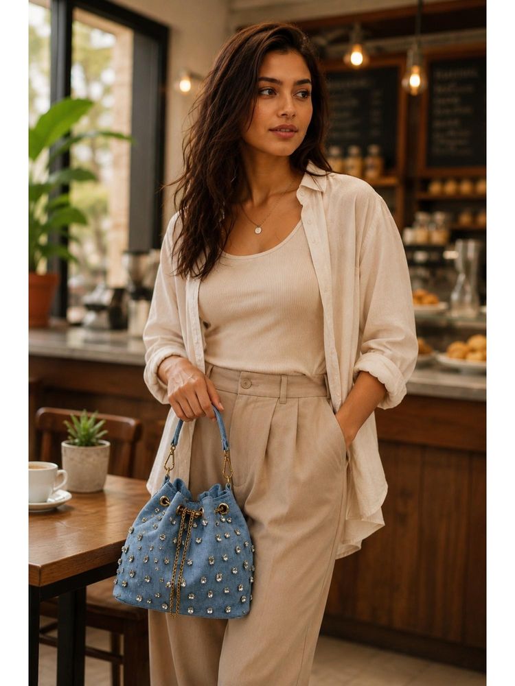 THE PURANI JEANS Women Tpj Luxe Stones Handbag-image-11
