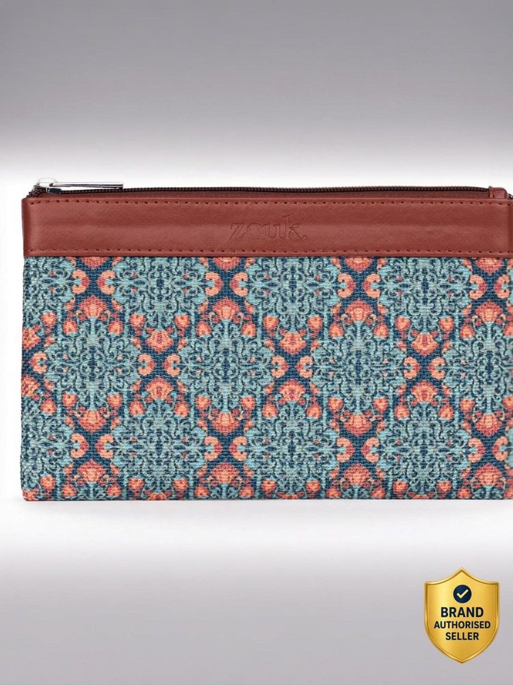 Zouk Kolkata Nouveau Vegan Leather Utility Pouch-picture-25