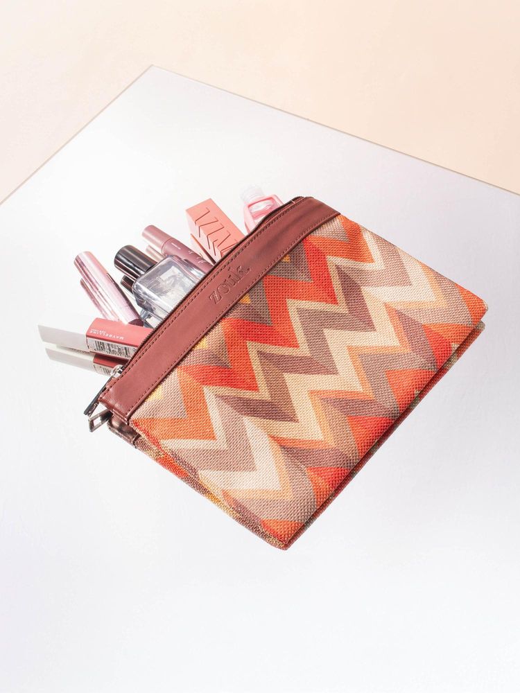 Zouk Tidal Wave Vegan Leather Utility Pouch-image-44