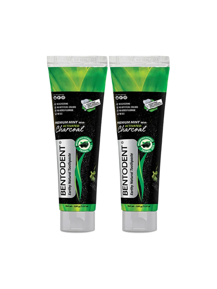 Bentodent Natural Teeth Whitening Toothpaste - Pack Of 2