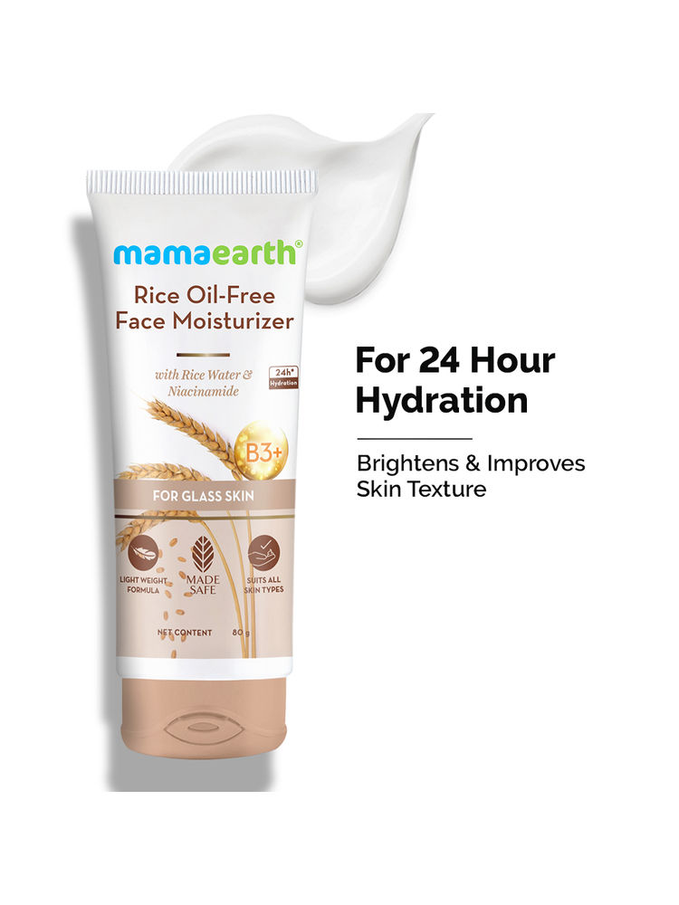 Mamaearth Rice Oil-Free Face Moisturizer With Rice Water & Niacinamide For Glass Skin-picture-13