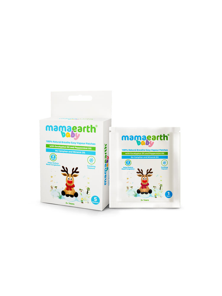 Mamaearth Baby 100% Natural Breathe Easy Vapour Patches