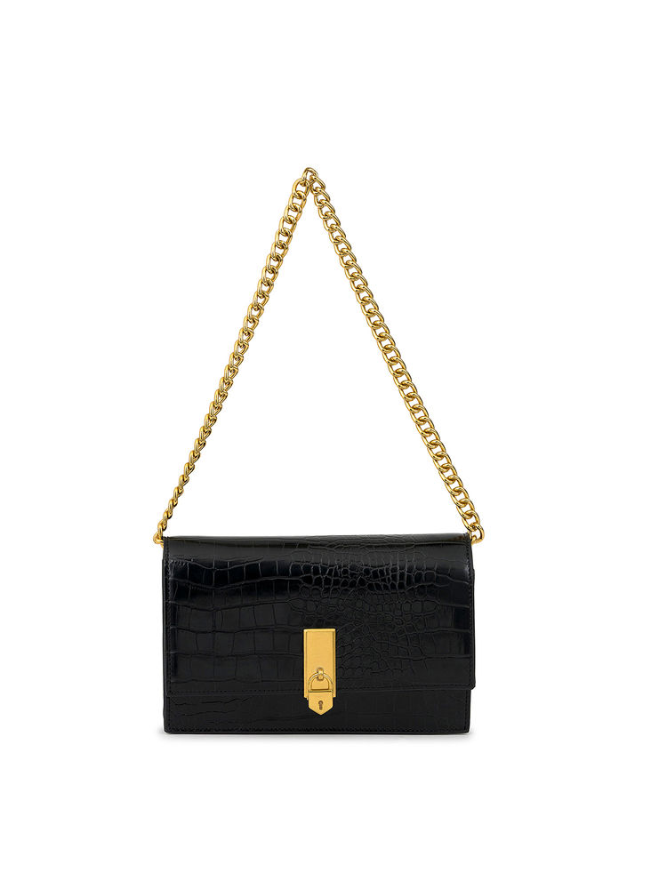 MIRAGGIO Black Mila Clutch