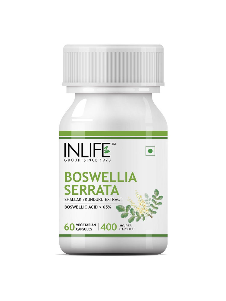 INLIFE Boswellia Serrata Extract (Boswellic Acids > 65%) 400mg 60 Capsules-picture-2