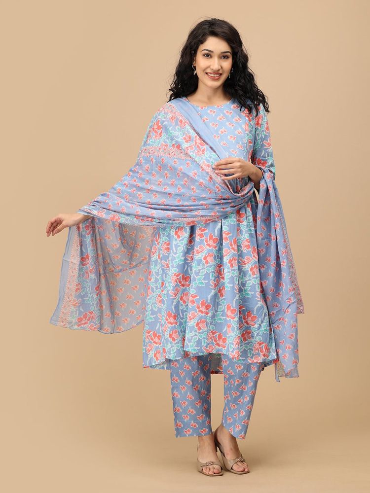 The Mom Store Saanjh Phool Maternity and Nursing Kurta & Pant With Dupatta-picture-21