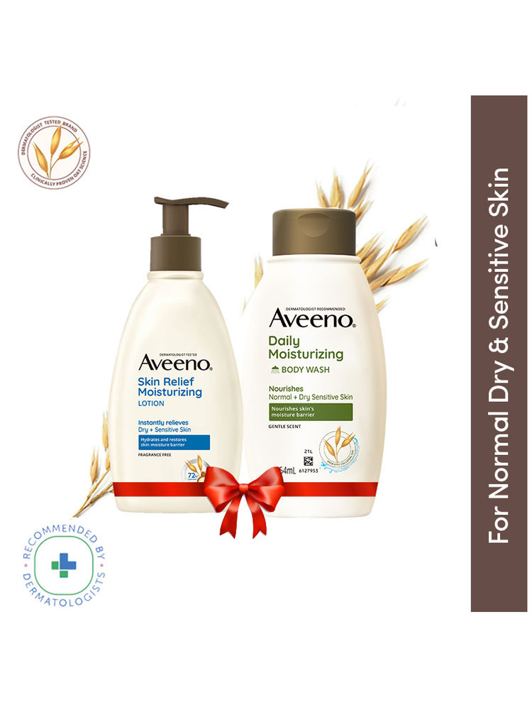 Aveeno Skin Relief Lotion + Daily Moisturizing Wash Combo for Sensitive, Dry, Normal Skin-picture-17