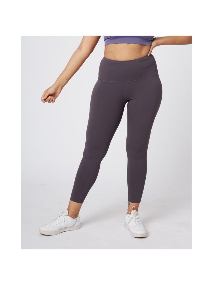 Bliss Club Women Gowri Grey The Ultimate Leggings with 4 pockets and perfect ankle length-image-33
