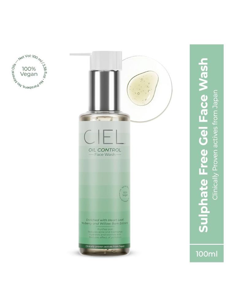 Ciel Oil Control 4 in 1 Face Wash With Heart Leaf, Mulberry & Willow Bark Extracts-image-5