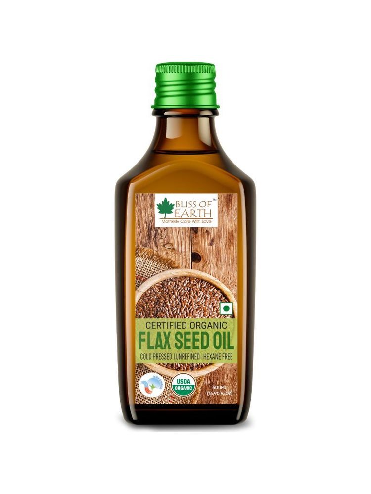 Bliss Of Earth Certified Organic Flax Seed Oil-picture-35