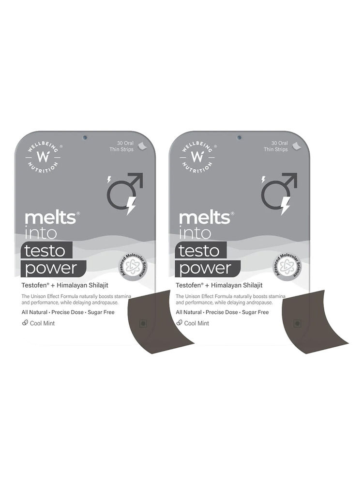 Wellbeing Nutrition Melts Testo Power For Improved Performance (Pack of 2)-image-9