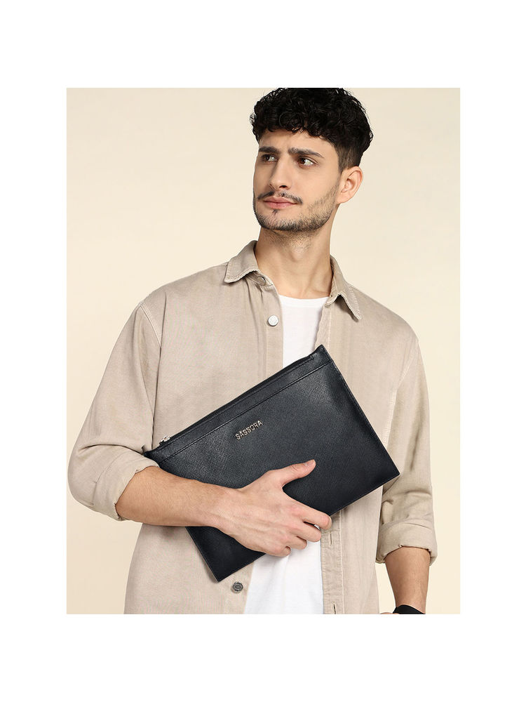Sassora Black Premium Leather Tablet Sleeve (M)-image-31