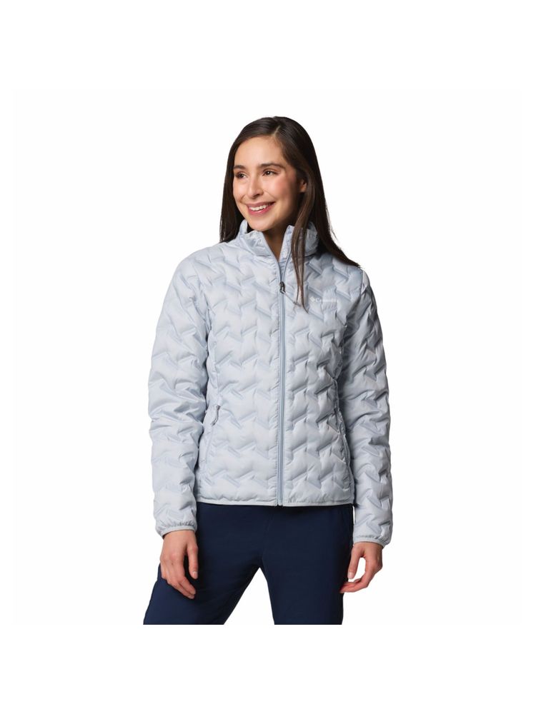 Columbia Womens Blue Omni-Heat Reflective Delta Ridge Ii Down Jacket-image-39