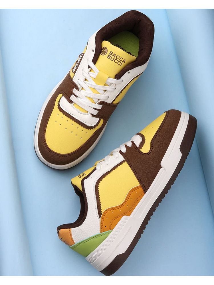 Bacca Bucci Flora Brown Women's Low Top Sneakers-image-27