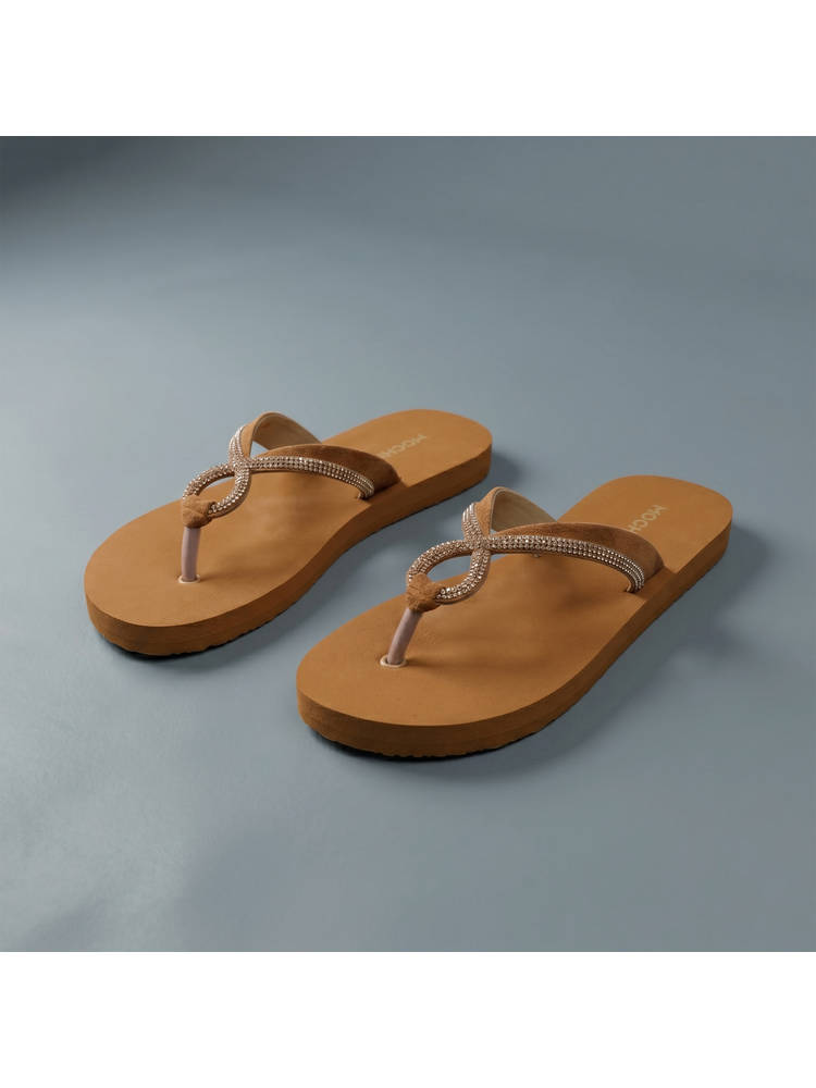 Mochi WoMen's Gold Sandals-picture-14